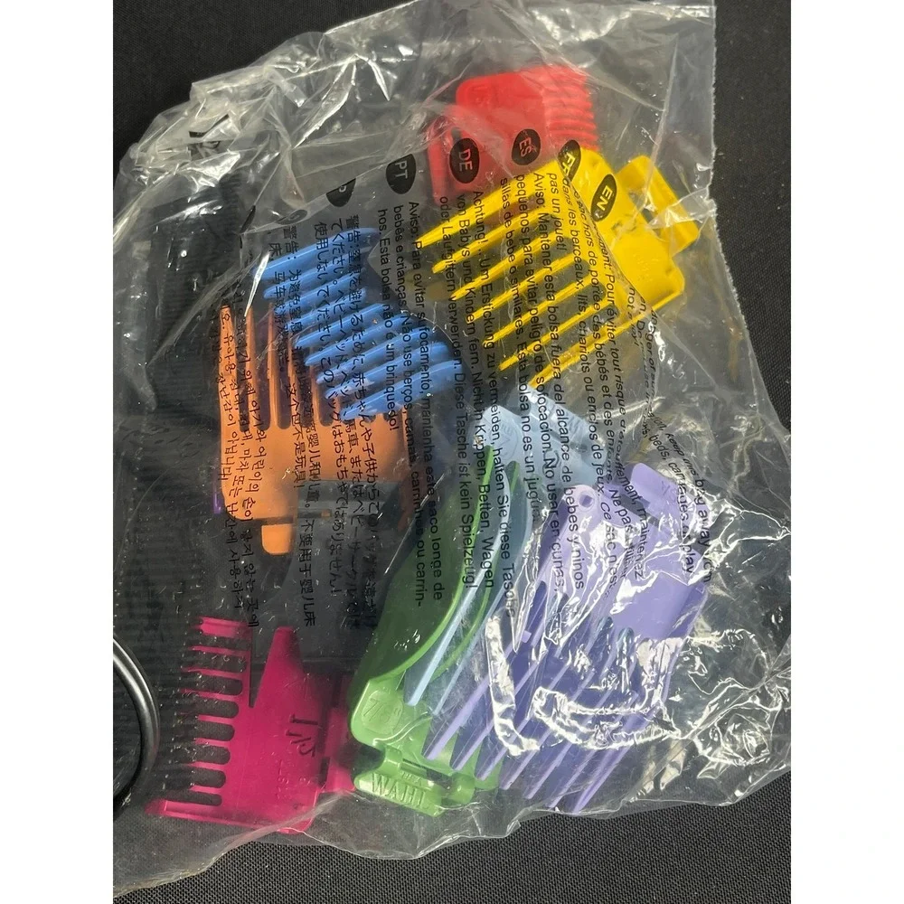 Wahl and Andis Corded Hair Clipper Set with Color Coded Guards and Case